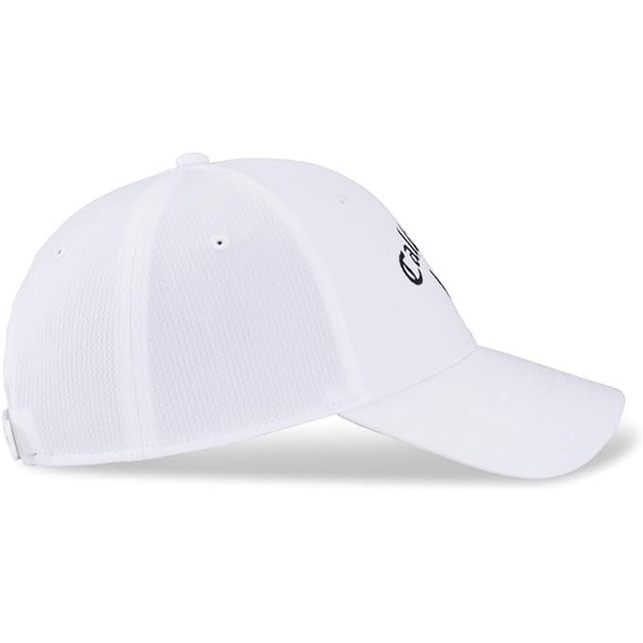 Callaway Unisex Adult Perf Front Crest Str Cap, White - Picture 3 of 5